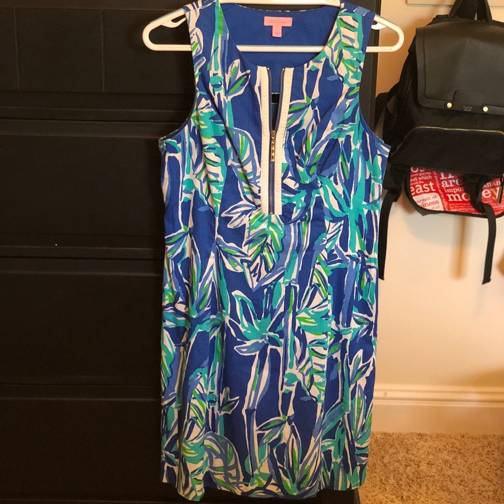 Lilly Pulitzer Bamboo Print Shift Dress